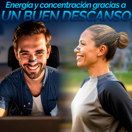 DreamTape® Tiras Nasales Magnéticas para Dormir – Kit Premium 4 Bandas + 60 Parches